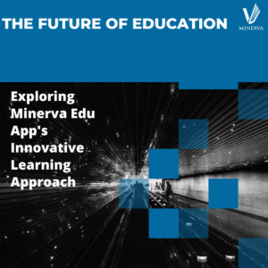 cover image- written text for article title. "Innovative Learning with Minerva".