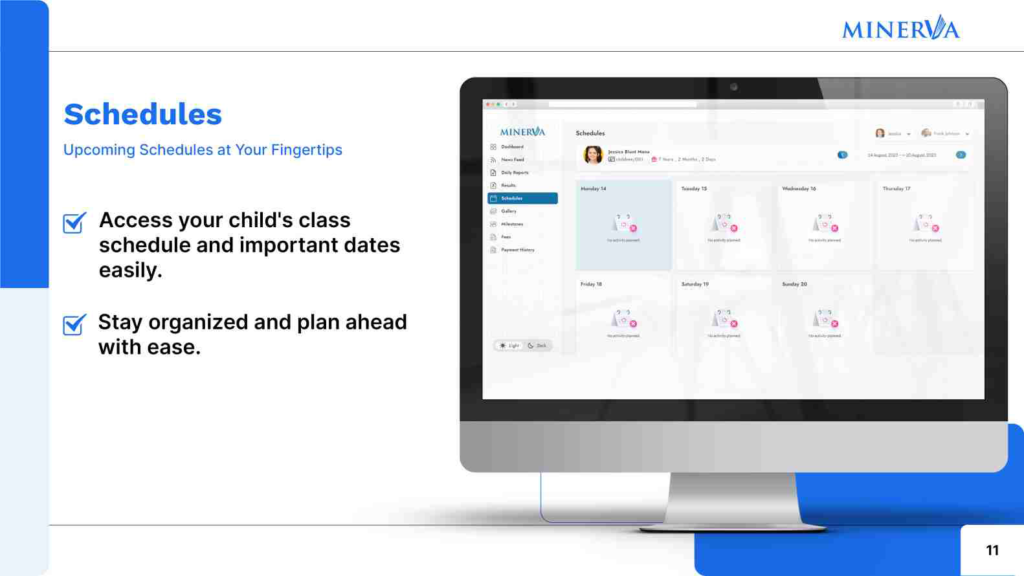 Minerva school schedules image